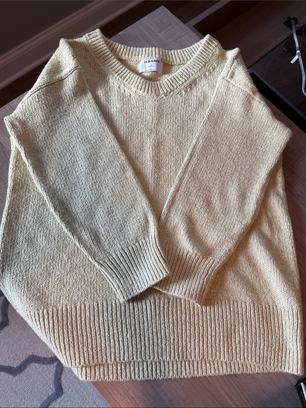 Old Navy Light Green Knit Sweater